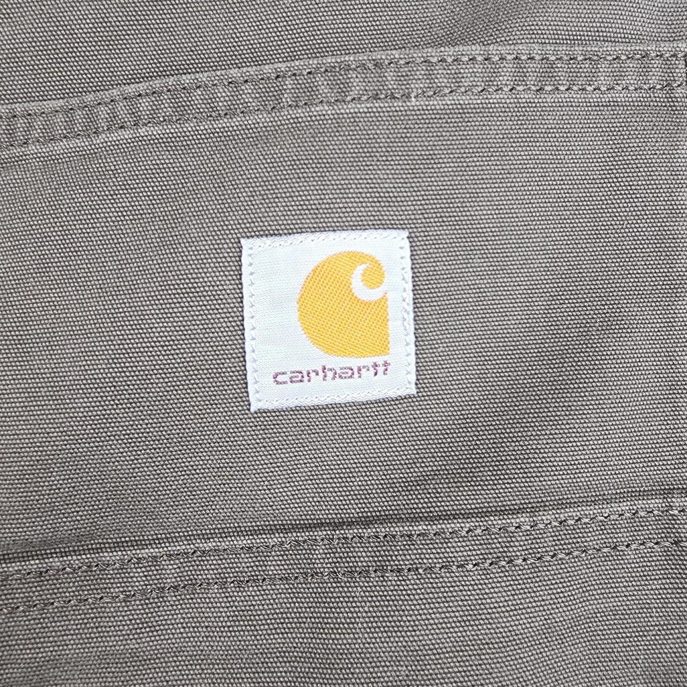 Carhartt Pants Mens 40x30 Brown Rugged Flex Canvas Relaxed Fit Stretch 5 Pocket - Picture 14 of 15